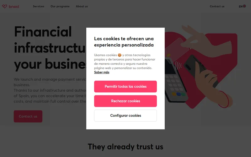 Website snapshot for Bnext