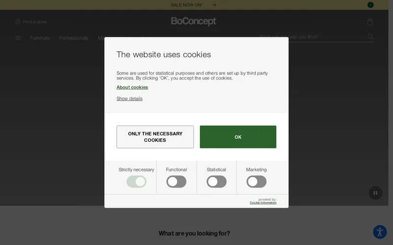 Website snapshot for BoConcept