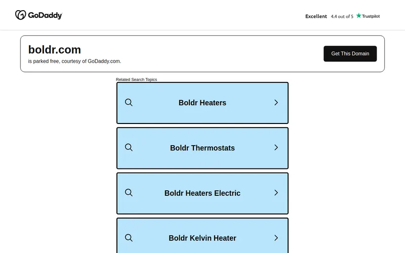 Website snapshot for Boldr