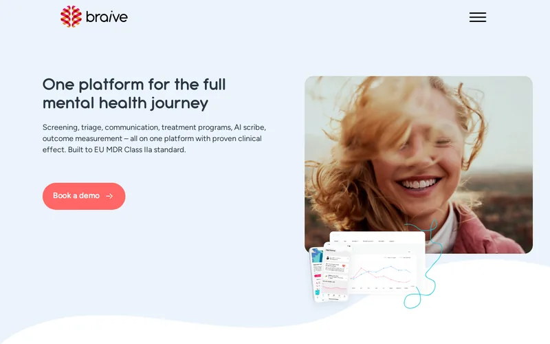 Website snapshot for Braive