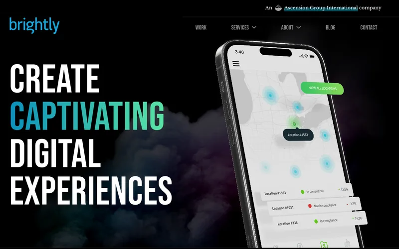 Website snapshot for Brightly