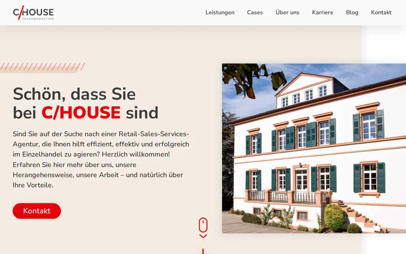 Website snapshot for C-House