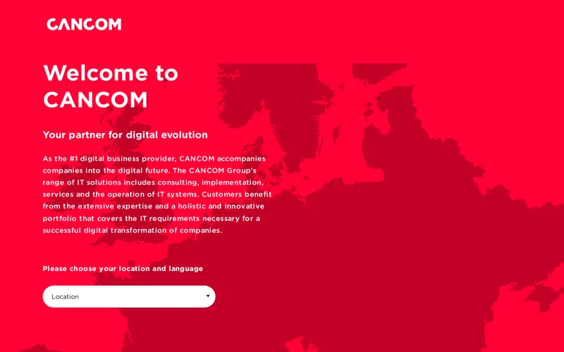 Website snapshot for CANCOM
