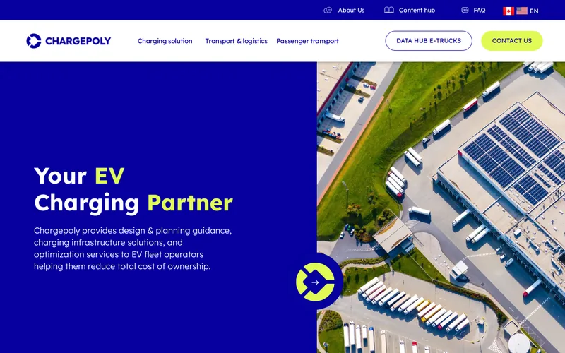 Website snapshot for Chargepoly