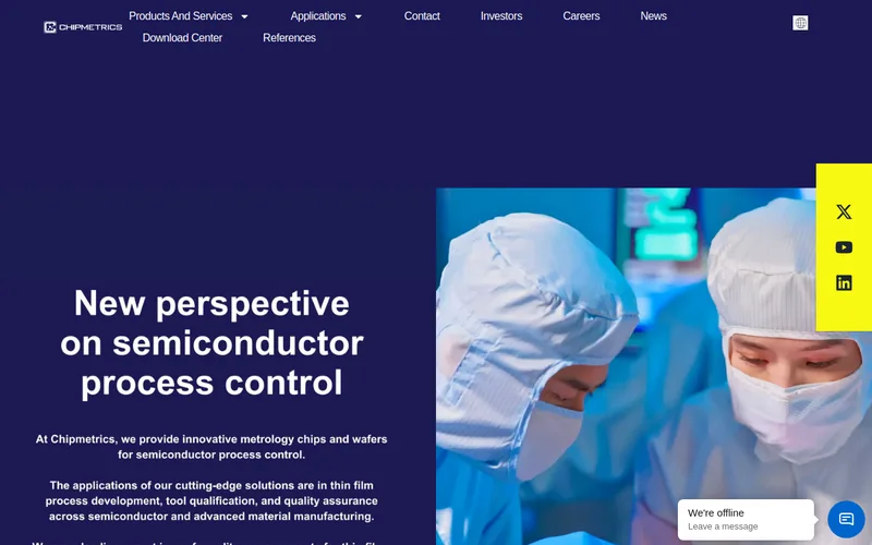 Website snapshot for Chipmetrics