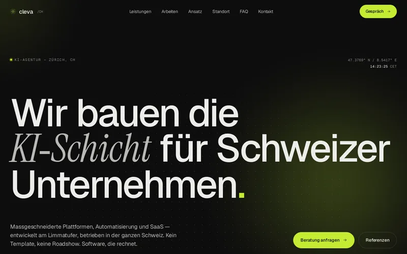 Website snapshot for Cleva