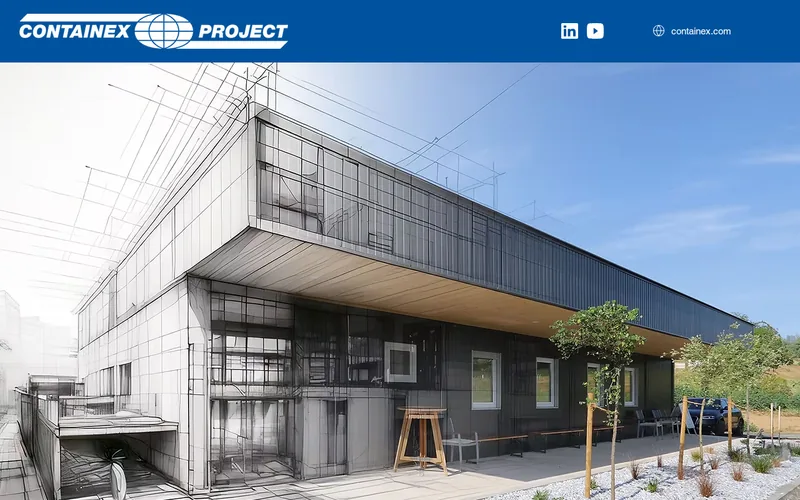 Website snapshot for Containex Project