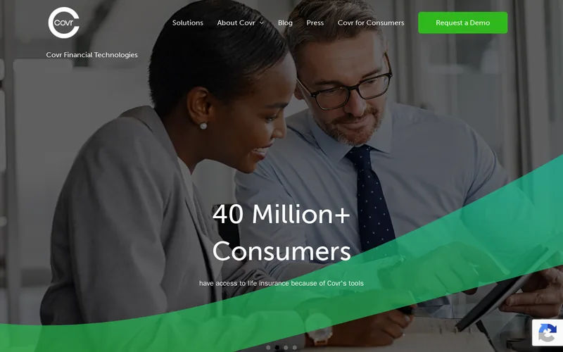 Website snapshot for CovrTech