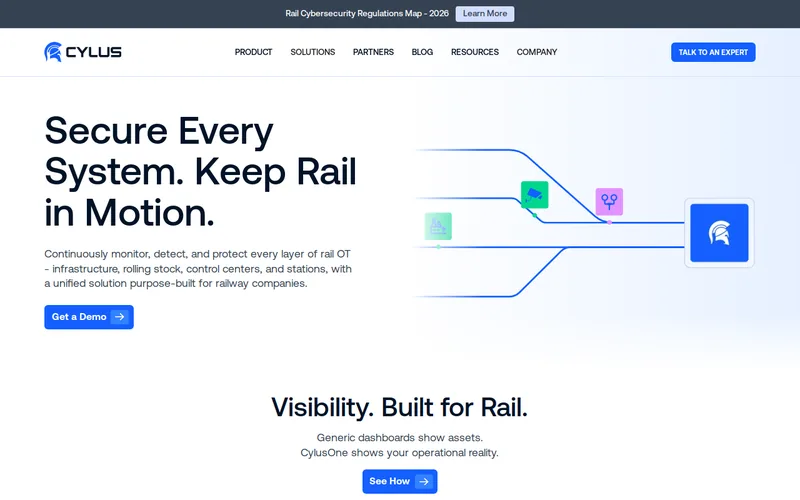 Website snapshot for Cylus