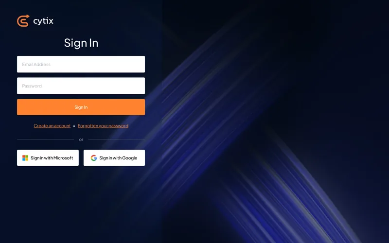 Website snapshot for Cytix