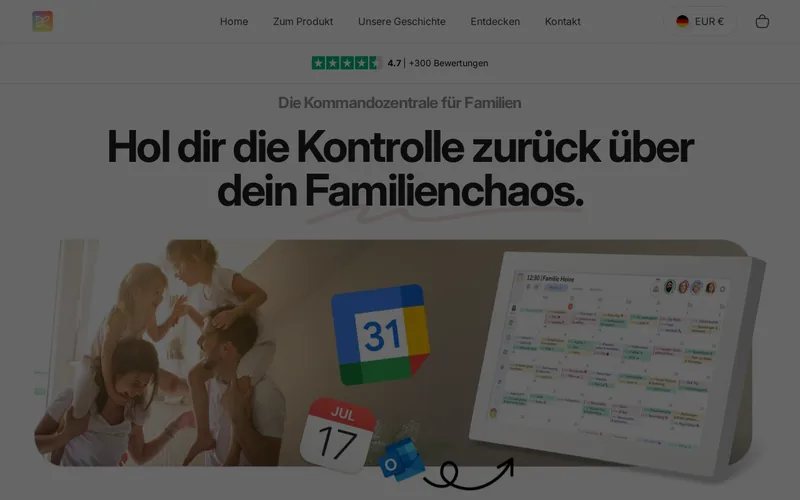 Website snapshot for Dæly