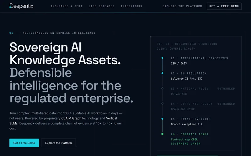 Website snapshot for Deepentix