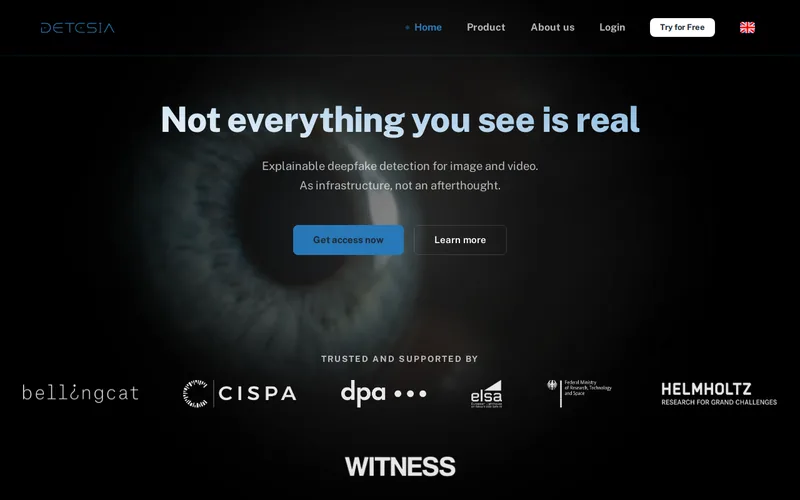 Website snapshot for Detesia