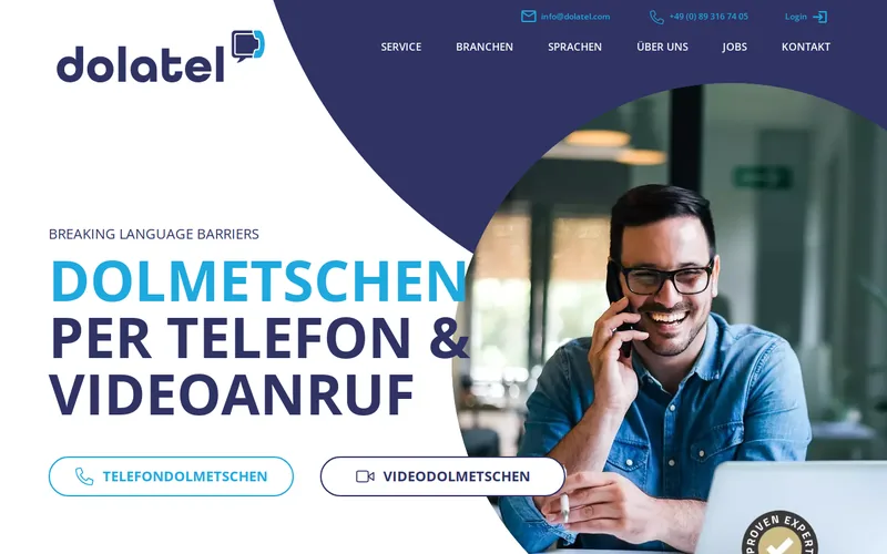 Website snapshot for Dolatel