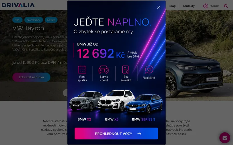 Website snapshot for Drivalia