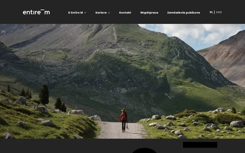 Website snapshot for Entire