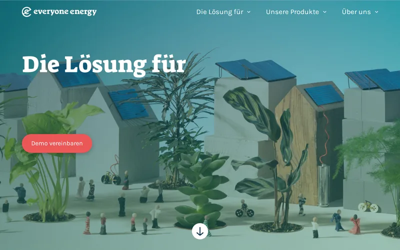 Website snapshot for everyone energy