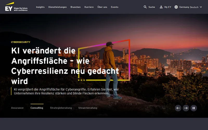 Website snapshot for EY Law Deals |