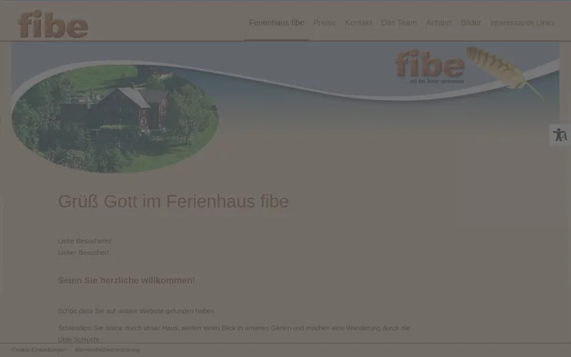 Website snapshot for Fibe