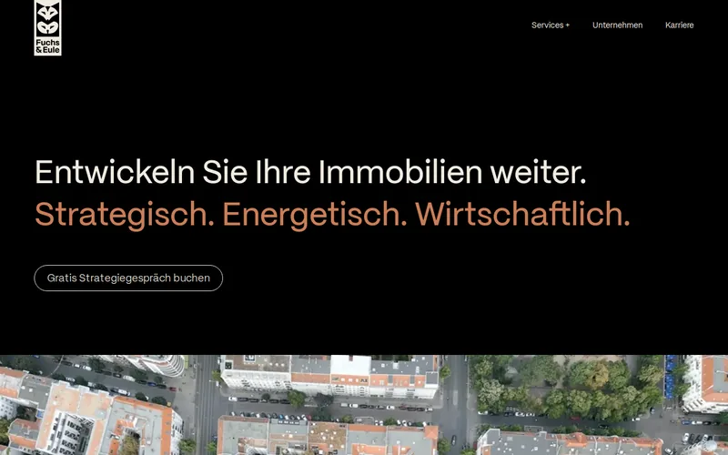 Website snapshot for Fuchs & Eule