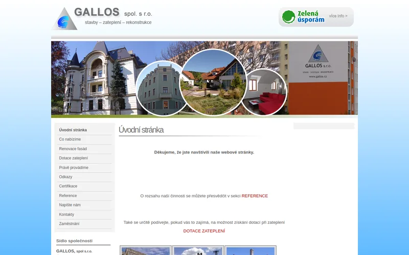 Website snapshot for Gallos