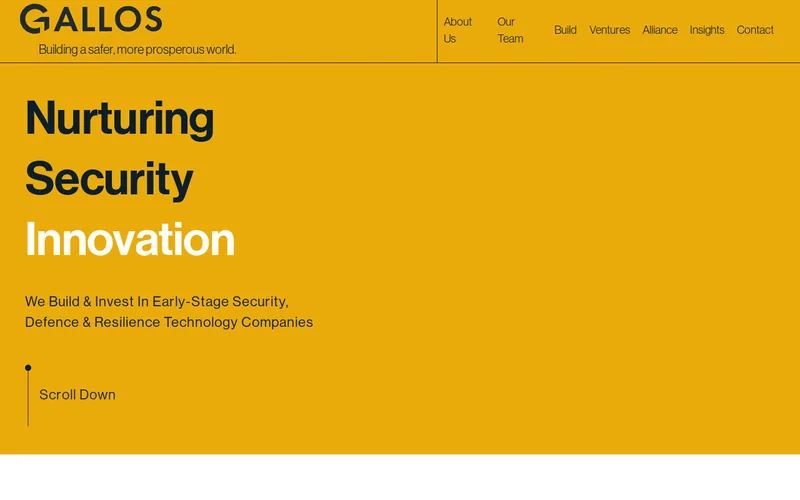 Website snapshot for GALLOS Technologies