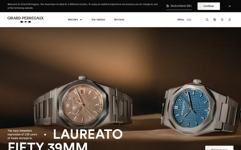 Website snapshot for Girard-Perregaux