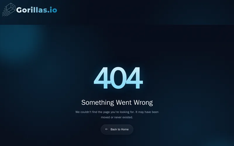Website snapshot for Gorillas