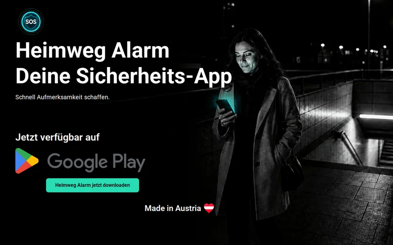 Website snapshot for Heimweg Alarm