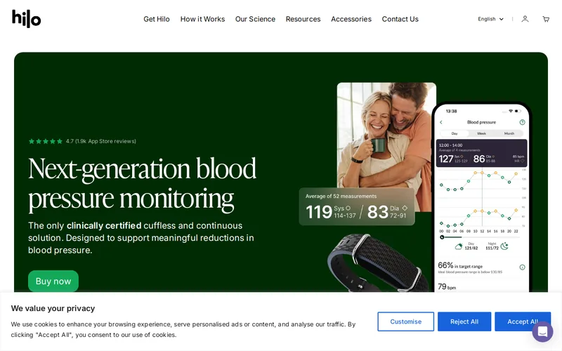 Website snapshot for Hilo