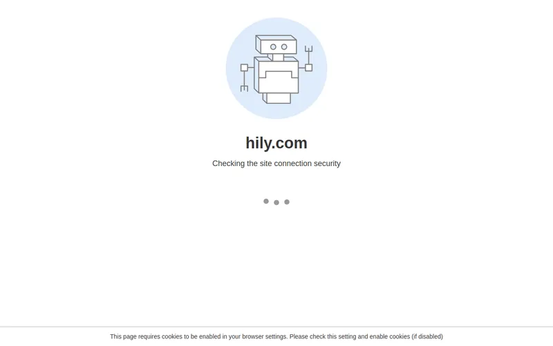 Website snapshot for Hily