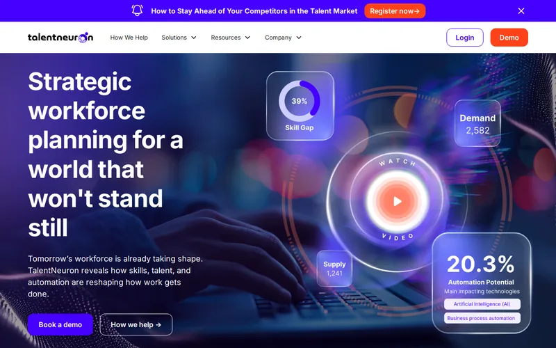 Website snapshot for HRForecast
