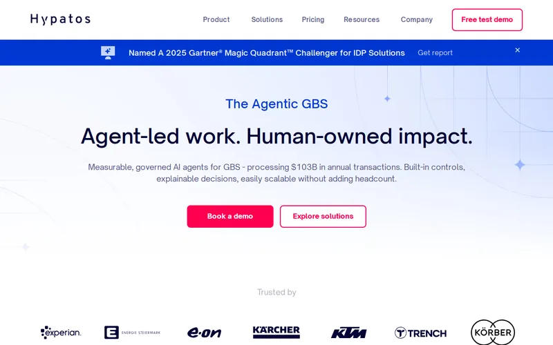 Website snapshot for Hypatos