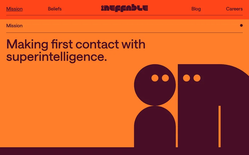 Website snapshot for Ineffable AI