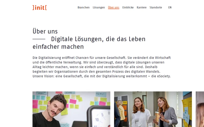 Website snapshot for ]init[