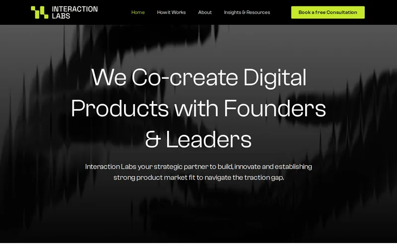 Website snapshot for InteractionLabs