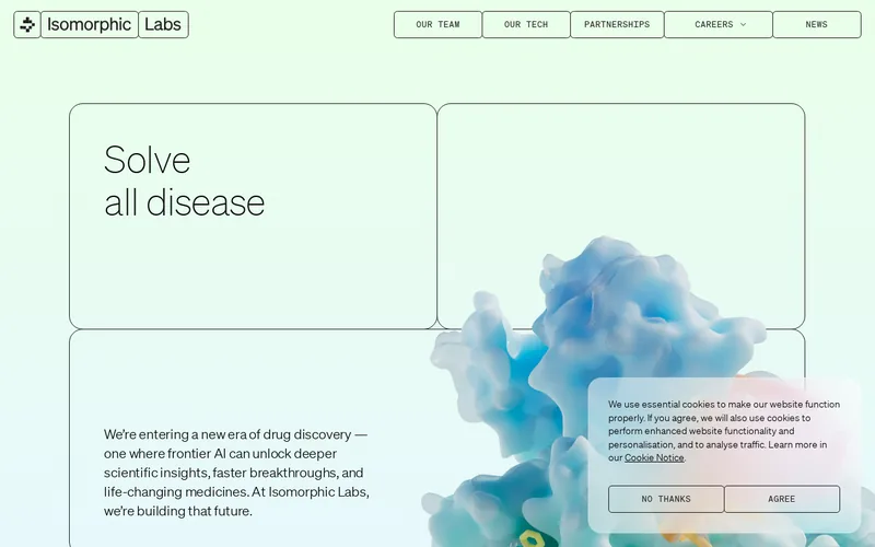 Website snapshot for Isomorphic Labs