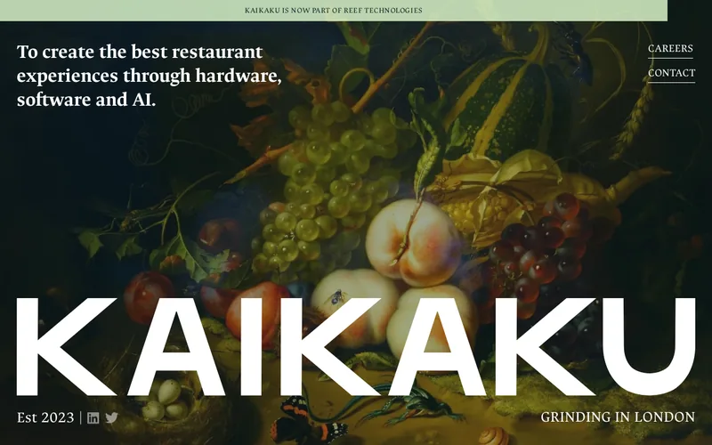 Website snapshot for Kaikaku