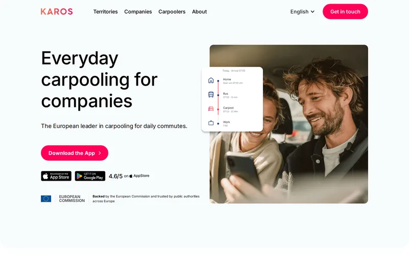 Website snapshot for Karos