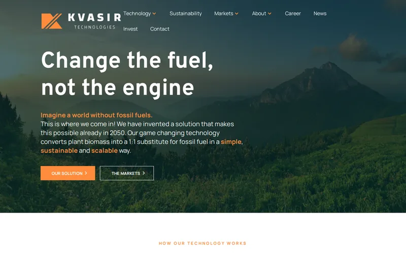 Website snapshot for Kvasir Technologies
