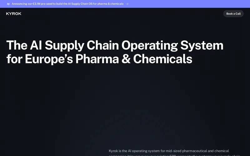 Website snapshot for Kyrok