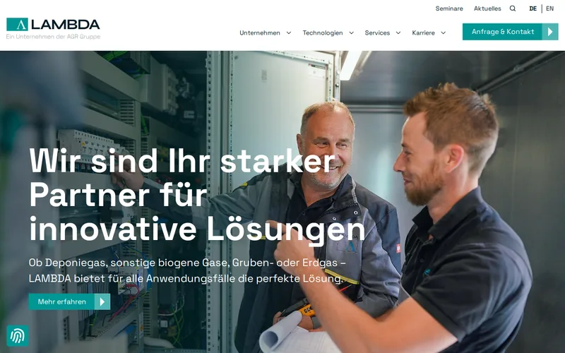 Website snapshot for Lambda