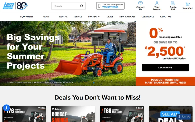 Website snapshot for Lano