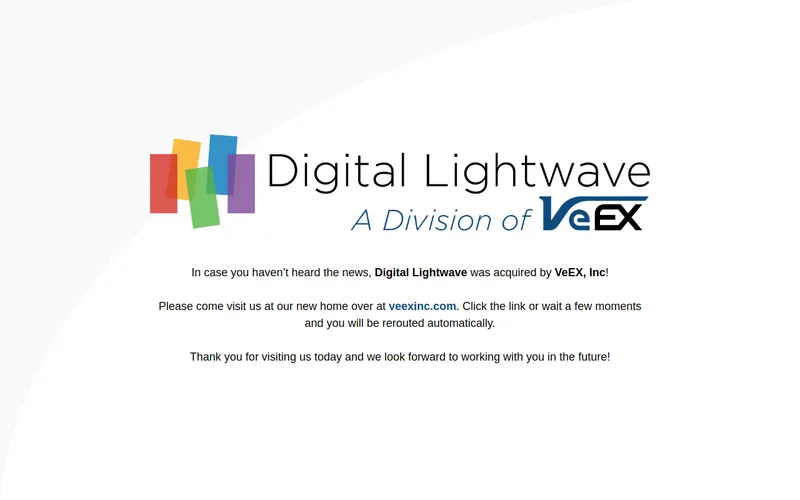 Website snapshot for Lightwave