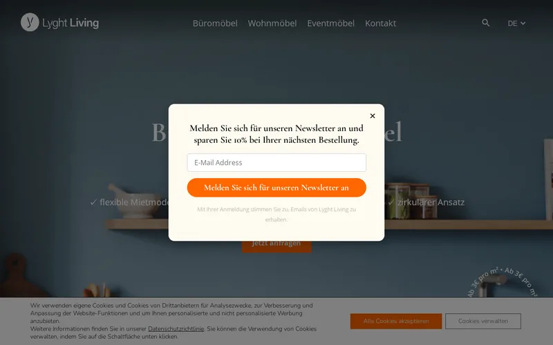 Website snapshot for Lyght