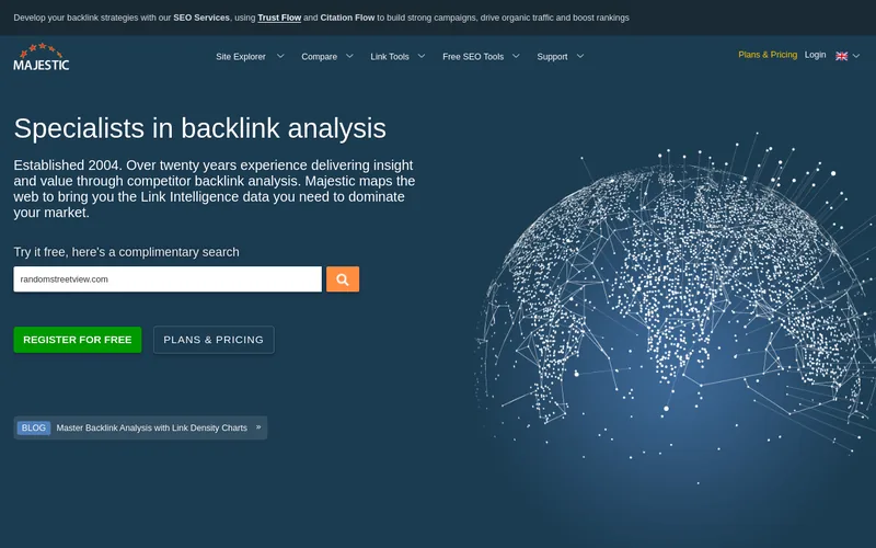 Website snapshot for Majestic Labs