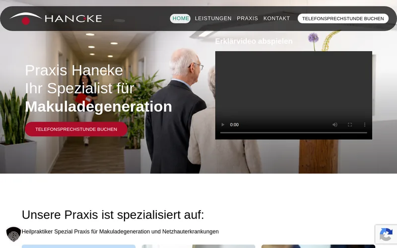 Website snapshot for Makula