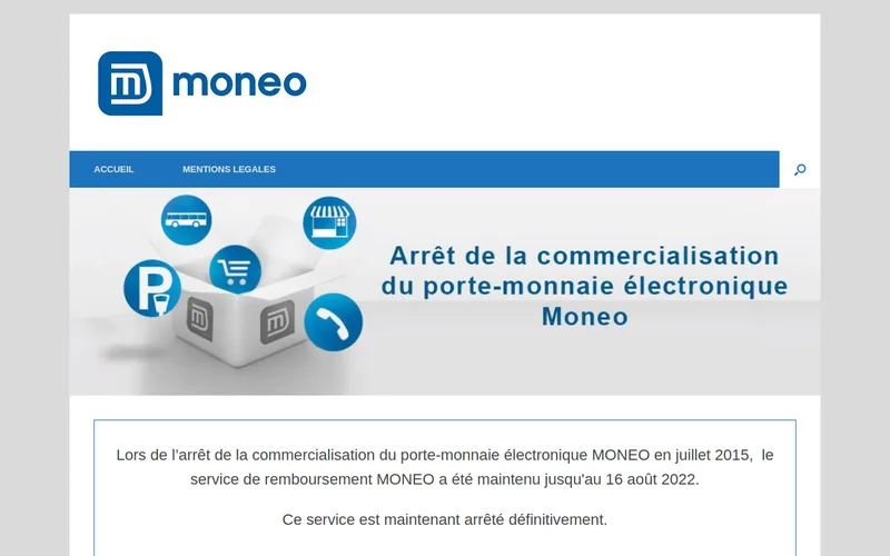 Website snapshot for Moneo