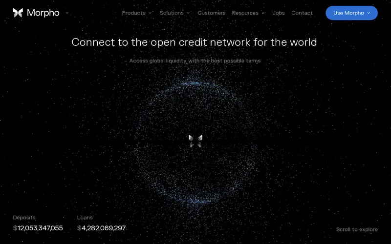 Website snapshot for Morpho