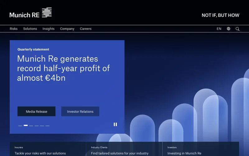 Website snapshot for Munich Re